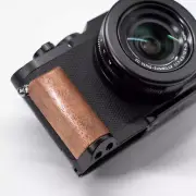 QR L Handle Hand Grip Wood Hanlde + Alloy Baseplate for Leica D-LUX8 wood handle
