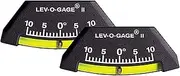 Sun Company Lev-o-gage II - RV Levels (2-Pack) - Made in USA | Leveling System for RV, Camper, or Pop Up Trailer | High Visibility Ball Level (No Bubble)