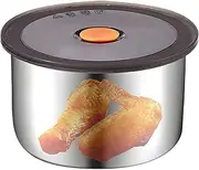 Metal Snack Containers, Metal Toddler Snack Containers with Lids, Travel-Friendly Stackable Meal Storage Prep for Small Food Portions Kids' Snacks and Meals School Daycare