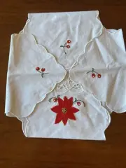 Bread Basket Liner Hot Rolls Warmer Embroidery Applique