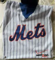 RARE New York Mets Citi Field SGA Pinstripe Verizon Draw String Backpack Bag