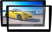 Qiukuicaoben Universal Car Radio Tempered Glass Screen Protector，Anti-Scratch HD Clear Android GPS Navigation Screen Protector Foils, Waterproof Film for 9"/10.1" Touchscreen (9 in)