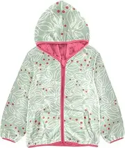 [GuoChe] Toddler Fleece Jacket With Hood Merry Christmas Light Green Leaves Toddler Girl Clothing Peach Fall Baby Girl
