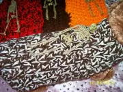 Halloween DIRT & BONES "POSABLE SKELETON" Sweater XS