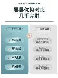 在飛比找樂天市場購物網優惠-加厚泡澡桶大人可折疊浴缸嬰兒家用全身成人大號洗澡盆兒童沐浴桶