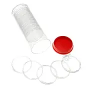 Red Capsule Tube & 20 AirTite H39 Direct Fits for 1oz Silver Rounds