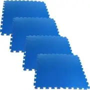 4pc Puzzle Exercise Mat with Thick Comfort Foam Interlocking Tiles 16 Sq Feet