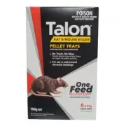 Talon Pellets Effective Rat Mouse Killer Pellets Trays No Touch One Feed 150g