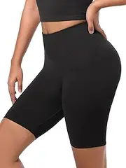 [Atbuty] Shapewear Leggings Tummy Control Contour Nylon High Waisted Shapewear Thigh Slimming Body Shaper