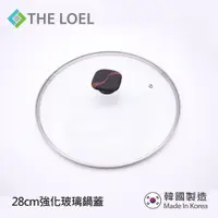 在飛比找PChome24h購物優惠-THE LOEL 韓國强化玻璃鍋蓋28cm