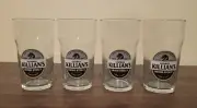 Set of 4 George Killian's Irish Stout Nonic Pint Beer Glasses 16 oz New