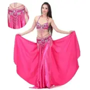 Belly Dance Costume S/M/L 3pcs Bra&Belt&Skirt Dancing Women Dance Clothes Set