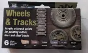 (VAL71213) - AV Vallejo Model Air Set - Wheels and Tracks - 6 x 17ml