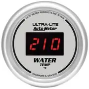 Autometer Ultra Lite Digital Water Temperature Gauge Electric - 0 - 340 F, 2 1/16 Inch, AU6537