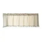 Short Opaque Curtain for Kitchen Window Linen Look Curtains Semi Blind