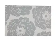 Maxwell & Williams Set of 6, 45 X 30cm Flexible Placemats Camellia Silver GI0061