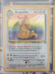 Pokemon - 4 / 62 - Dragonite (HOLO) (Mint condition)