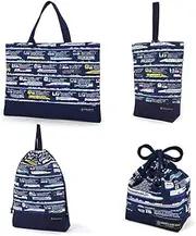 COLORFUL CANDY STYLE NW401000 Kindergarten Entrance 4-Piece Set, Quilting, Super Express, School Preparation, Lesson Bag, Shoe Case, Children, Gymnastics Clothing Bag, Cup Bag, Boys,