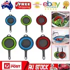 Collapsible Kitchen Colander Fruit VegRHable Strainer Drainer Washing Basket