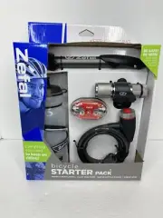 Zefal Bicycle Starter Pack Lights Mini Pump Water Bottle Cable Lock New
