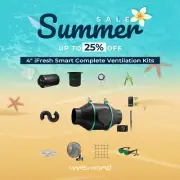 Mars Hydro 4" Smart Ifresh Inline Fan Combo with Carbon Filter for Grow Tent