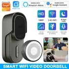 Tuya WiFi Wireless Intercom Doorbell 1080P HD Camera Day Night Vision Door Chime