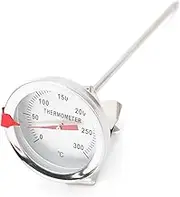 Deep Fry Thermometer, Oil Pan Thermometer with Stainless Steel Shell, Clear Scale Display, 50℃ to 300℃ Range, Boiling or Freezing Measurement, 5cm Dial for Deep Frying and