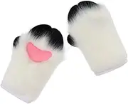 [JUNBOON] Dog Cat Bear Paw Gloves Furry Fursuit Paws Cosplay Props Costume Accessories for Teens Adults