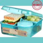 Sistema Bento Box | 1.25 L | School Lunch Box with Compartments & Snack Pot