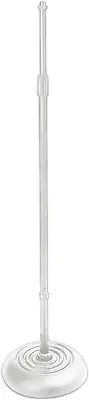 On-Stage MS7201QTR Quarter Turn round Base Microphone Stand, White