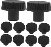 COSMEVIVI 10Pcs Potentiometer Knobs for Amplifiers and Effect Pedals Volume Control Knobs Easy to Install Durable Accessory for Electronic Equipment