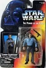 STAR WARS THE POWER OF THE FORCE 3.75" LANDO CALRISSIAN W/ RIFLE & BLASTER MOSC