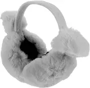 [FOMIYES] Cat Ear Ear Warmer Warm Earmuff Headband Fox Ears Fluffy Ear Muffs Ears Headband Ears Ear Warmers Foldable Earmuff Women Cat Ears Adult Cute White Faux