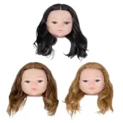 Baby Mannequin Head Easy to Use with Human Hair for Hairpin Dyeing Hairstyle