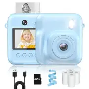 Kids Camera Instant Print Dual-Lens Digital Camera for Kids Christmas Birthda...