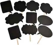 2 Sets/20pcs Wedding Sign Wedding Decorations Chalkboard Photo Booth Props Party Photo Booth Props Birthday Photo Booth Props The Sign Decorate Blackboard The Clouds Wedding Decor