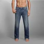 A&F ABERCROMBIE & FITCH CLASSIC STRAIGHT牛仔褲(現貨34腰一件)34*32深藍色