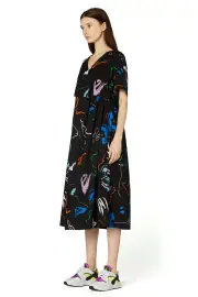 Thought Train Smock Dress