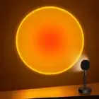 Sunset Projector Lamp USB LED Desk Night Light Projection Room Decor Atmosphere