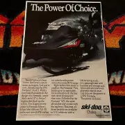 ‘91 SKI-DOO Formula Mach 1 Snowmobile Poster vintage sled Mach PRS
