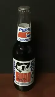Vintage SHAQ Shaquille O'Neal Scorin' Long Neck Pepsi 12-ounce bottle 1992-93