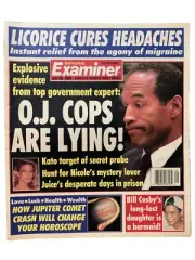 National Examiner Magazine July 26 1994 Bill Cosby, OJ Simpson VG Tabloid