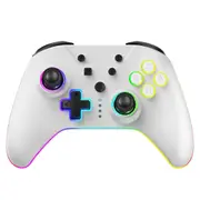 Armor3 NuRival Wireless Hall Effect Stick Game Controller For Switch (White)