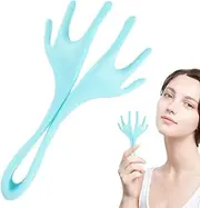 yupeuooe Head Massager Scalp - Handheld Leg Relaxing Scratcher | Portable Scalp Relaxing Stress Relief Device for Post-Work Recovery Yoga Home Travel Workout Spa Bedroom After Exercise