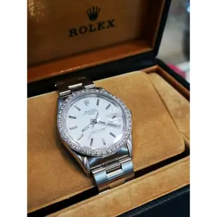 Rolex 勞力士 15200 後鑲鑽圈 蠔式恆動 機械錶 34mm