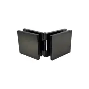 Brixwell C-GTGA-BP Adjustable Square Glass To Glass Mount Clip Brushed Pewter