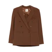 [The Garment] The Garment Bow-detail Blazer 8 UK BROWN