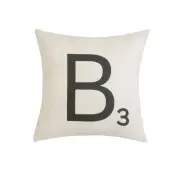 Letter-B3 With Feather Down Insert Pillow