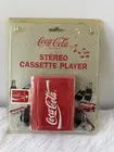 VTG 1994 Coca Cola Stereo Cassette Player w/ Headphones SEALED RARE COLLECTABLE