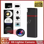 Mini Camera Lighter Design HD1080p Security Cam Video Recorder Home Surveillance